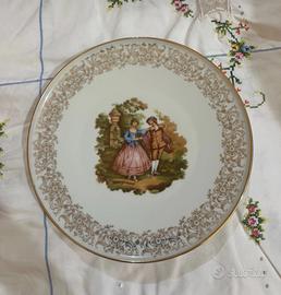 piatto decorativo oro zecchino bavaria