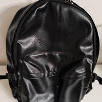 Zaino uomo donna unisex ecopelle nera PCdocumenti 