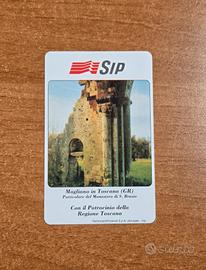 Scheda telefonica Sip Turistica P173 Technicard nu
