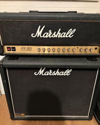 Ampli Marshall JCM800 2210 valvolare + cassa 2x12