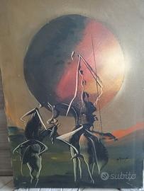 QUADRO DI V. DI GIORGIO, DON CHISCIOTTE