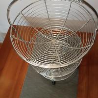 Portafrutta acciaio a 3 ripiani nuovo