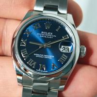 Rolex DJ Lady 31 278240 blu 2022 like new full ITA
