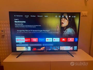 TCL Smart TV 43" 4K HDR Stato perfetto