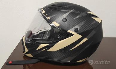 AGV AX9 STEPPA MATT CARBON GREY SAND