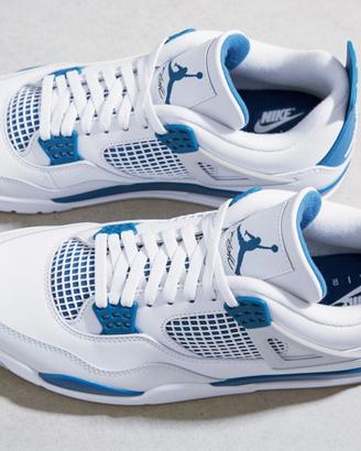 Nike Air Jordan 4 Retro Military Blue  (taglia 45)