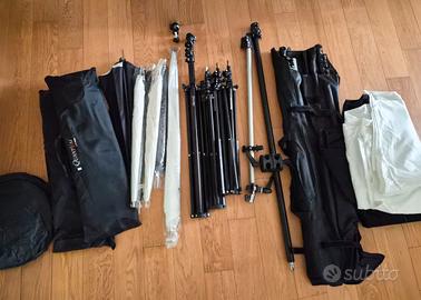 Attrezzatura Fotografica Stativi, Ombrelli, ecc