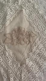 Copriletto e tenda vintage