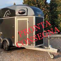 Trailer van per cavalli equitos plywood black met