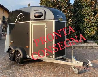 Trailer van per cavalli equitos plywood black met