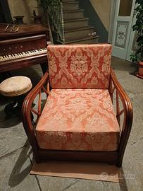 poltrona letto in stile paolo buffa anni 60 