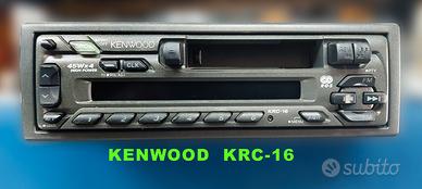 Kenwood KRC-16G vintage car audio tape radio NUOVO