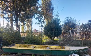 Barca in legno 6,20 m - ideale per pesca, caccia