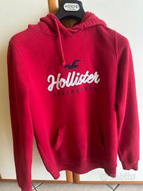 Felpa rossa Hollister