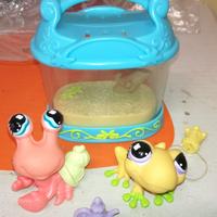 Little Pet Shop Paguro e Ranocchio Set HASBRO 2004