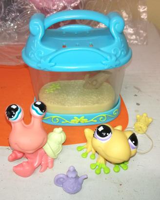 Little Pet Shop Paguro e Ranocchio Set HASBRO 2004