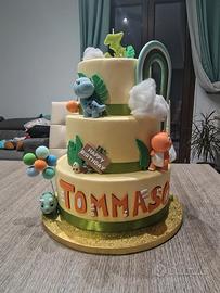 torta scenografica dinosauri