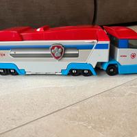 Paw Patroller trasformabile 2 in 1 con veicoli