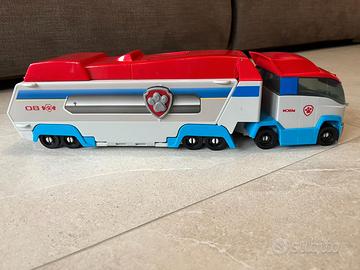 Paw Patroller trasformabile 2 in 1 con veicoli