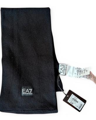 Sciarpa EA7 Emporio Armani Junior Nera
