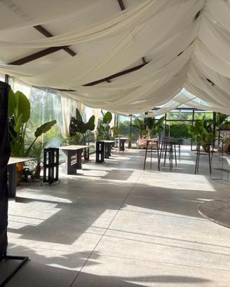 Tendostruttura Professionale 10x25m Cristall - Pro