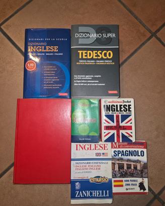 dizionario italiano inglese spagnolo tedesco 