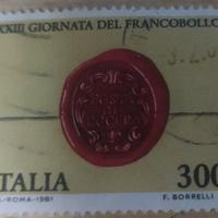 Giornata del Francobollo 1981 - Angelo e Sigillo