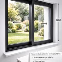 Infisso scorrevole su misura