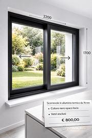 Infisso scorrevole su misura