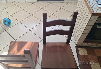 6 sedie legno