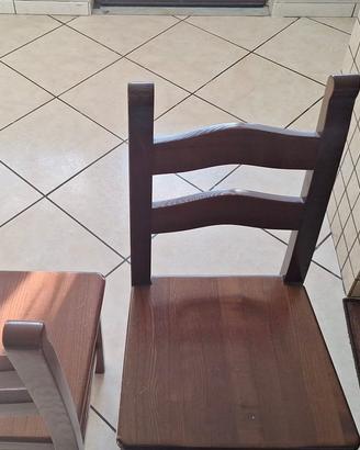 6 sedie legno