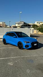 Audi S3 8y 2021 Blu Turbo