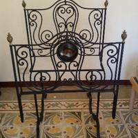 Letto in ferro battuto inizio Novecento