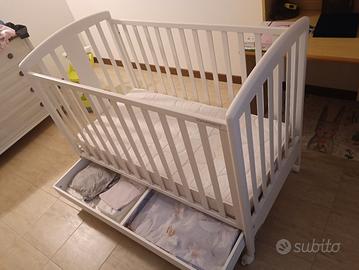 lettino foppapedretti  con coprimaterasso Top Safe