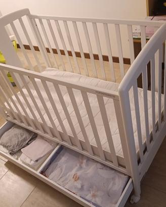 lettino foppapedretti  con coprimaterasso Top Safe