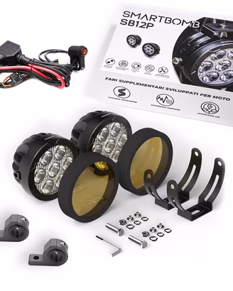 2 Faretti profondità 120W 12000LM+Staffe+Cablaggio