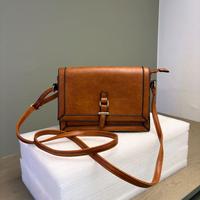Borsa a tracolla marrone stile vintage