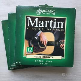 Mute chitarra 12 corde Martin, GHS, Ernie Ball