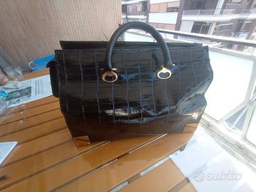 Borsa a mano in pelle 