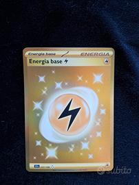 Carta Pokemon energia base gold
