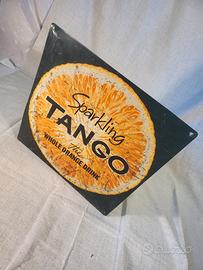 Targa in latta smaltata anni '50 Origine Irlanda.