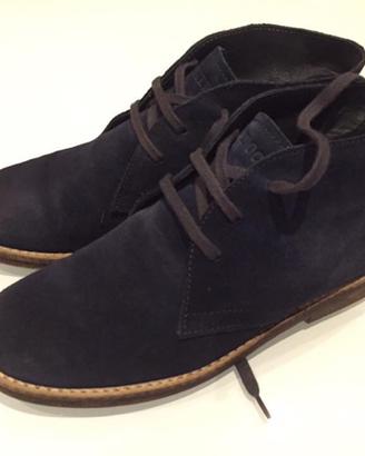 Clarks blu scamosciato nuovo