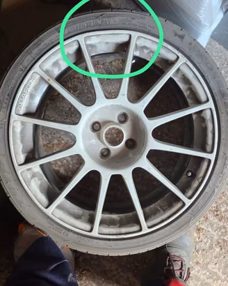 cerchi abarth ss 18 gommati