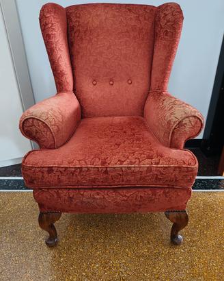 Coppia di poltrone wingback inglesi  anni 50 