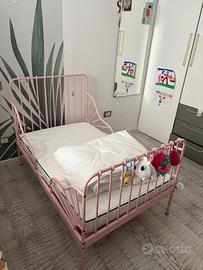 LETTINO IKEA ALLUNGABILE + MATERASSO + SET