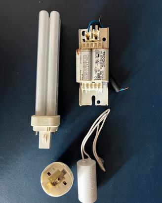 Kit componenti per lampade fluorescenti compatte