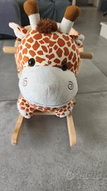 dondolo giraffa musicale bambini gioco peluche
