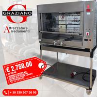 GIRARROSTO ELETTRICO 40 polli CB inox planetario