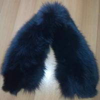 girocollo stola in visone nero