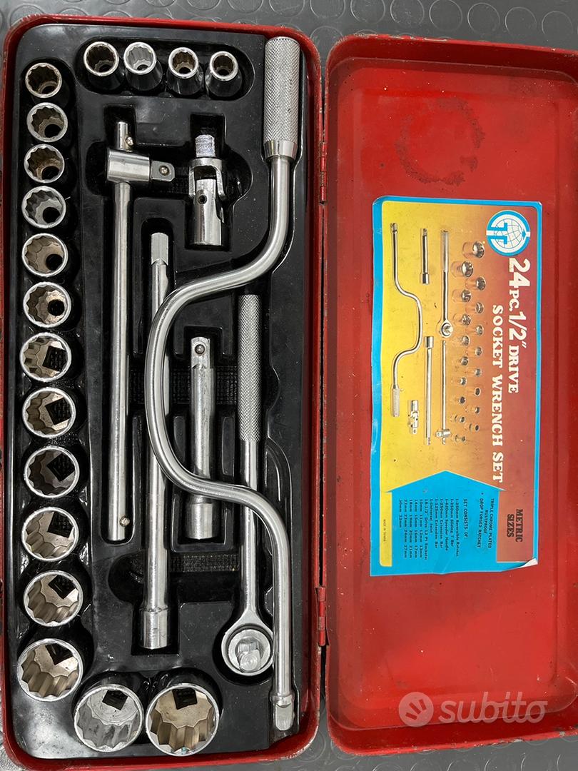 Chiave Fissa HBM Profi 11 Pezzi - Set Di Chiavi Ad Anello Grandi Dimensioni P6992 - 5